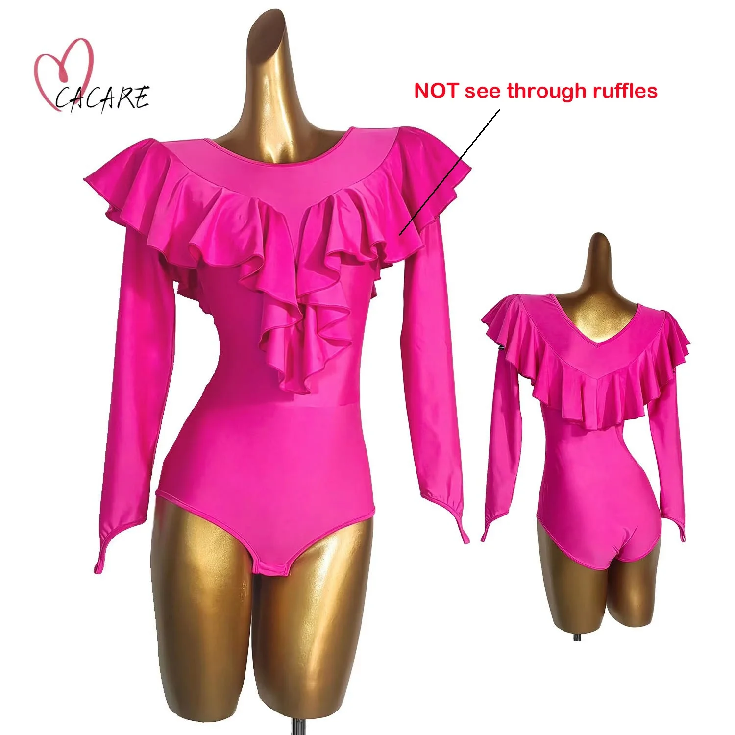 Leotard Women Bodysuit for Ballroom Dance Competition Dresses Waltz Latin Tango Dresses Standard Flamenco Costume Body D1370