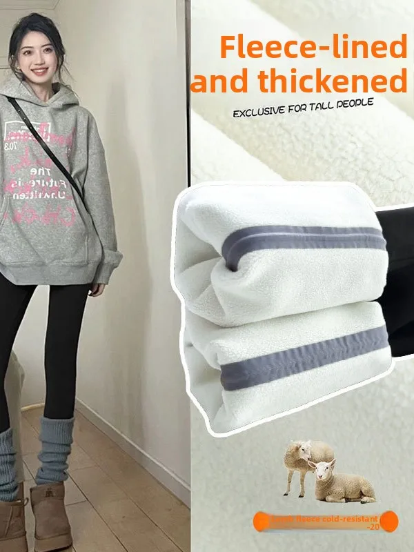 Dames Fce gevoerde high waist yoga broek winter warm buik control billen liftende casual lange leggings