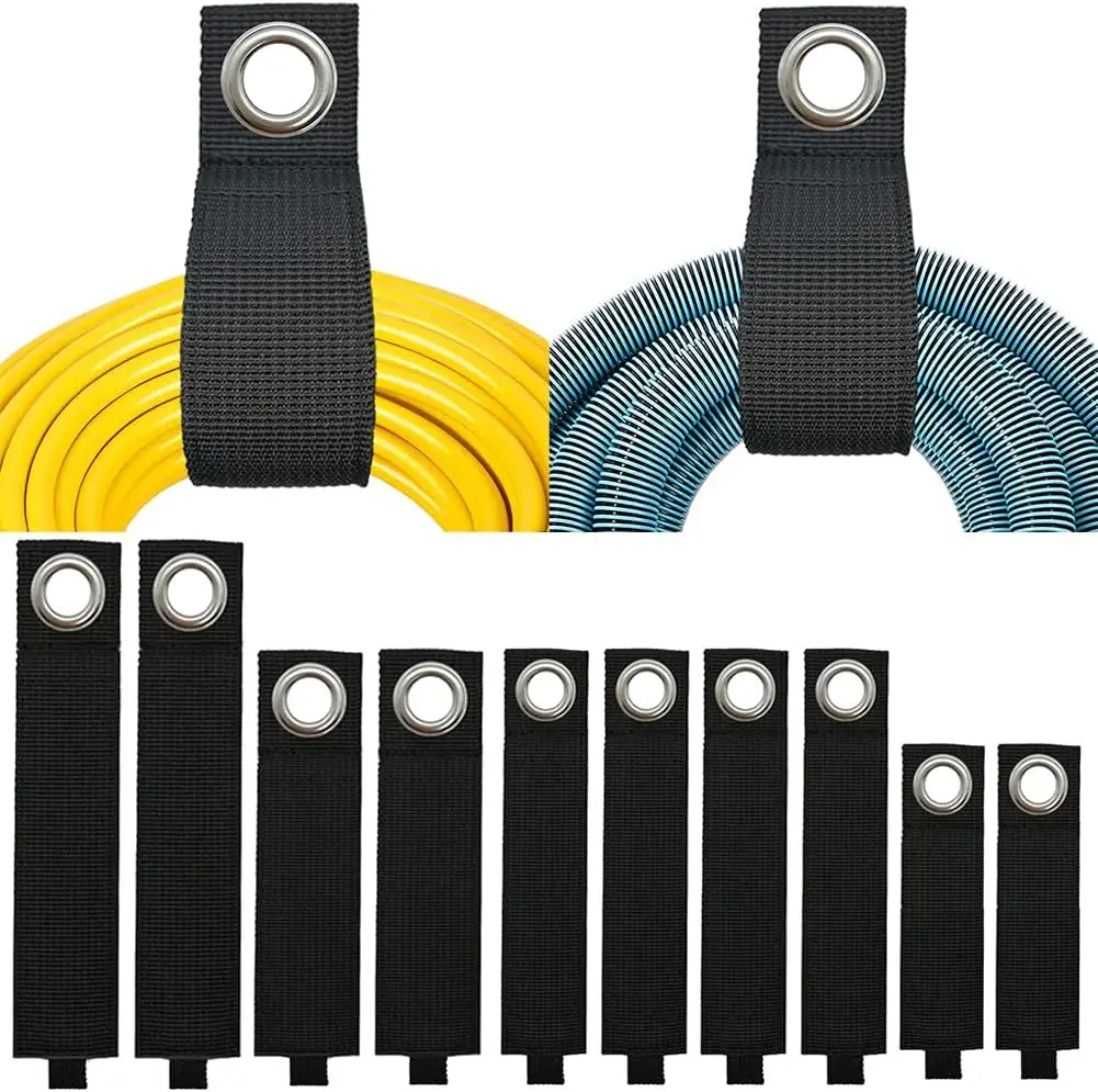 

Heavy Duty Cord Organizer Straps 10 Pack - Extension Cord Storage, Cable Management for Garage, Workshop, RV