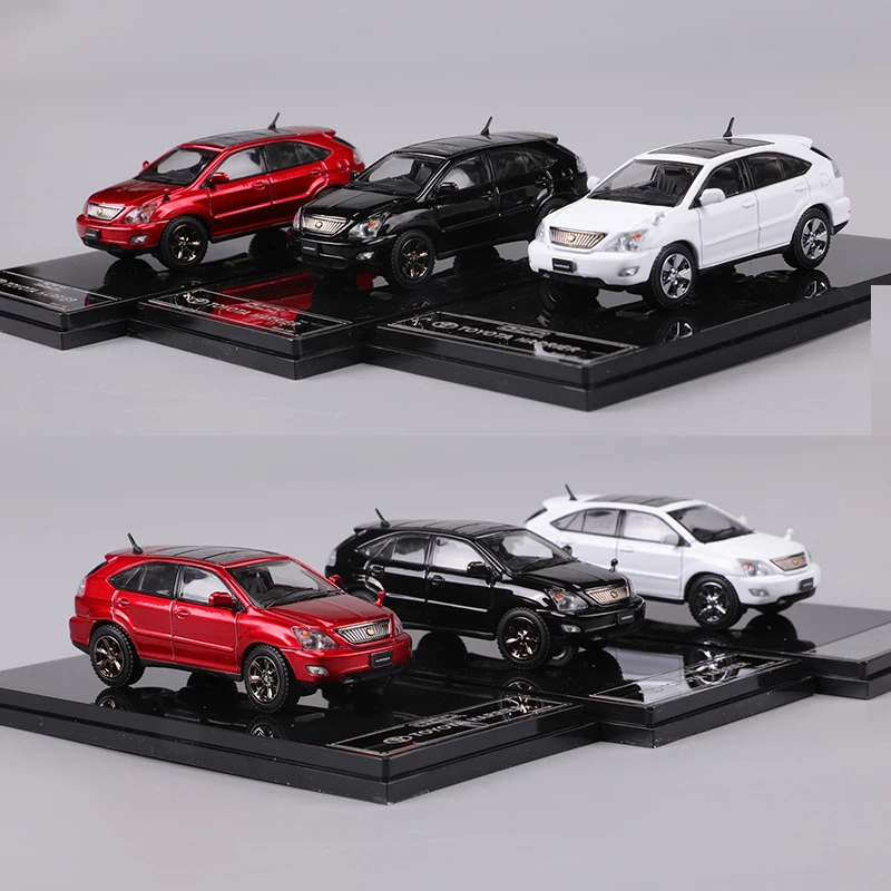 Modèle de voiture en alliage Harrier de deuxième génération GCD Hailar Toyota moulé sous pression, échelle 1:64