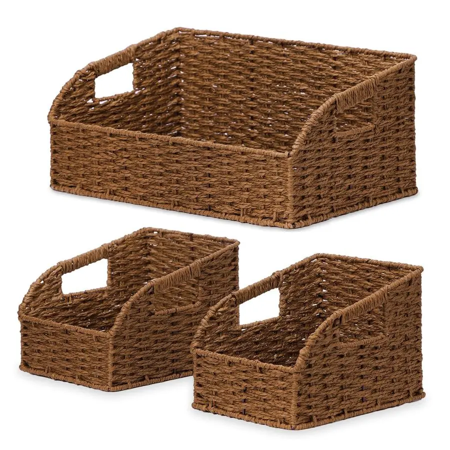 

Органайзеры, плетеные корзины для хранения фруктов, хлеба, овощей, декоративная корзина в стиле бохо, корзины с полками для кухонной стойки с H