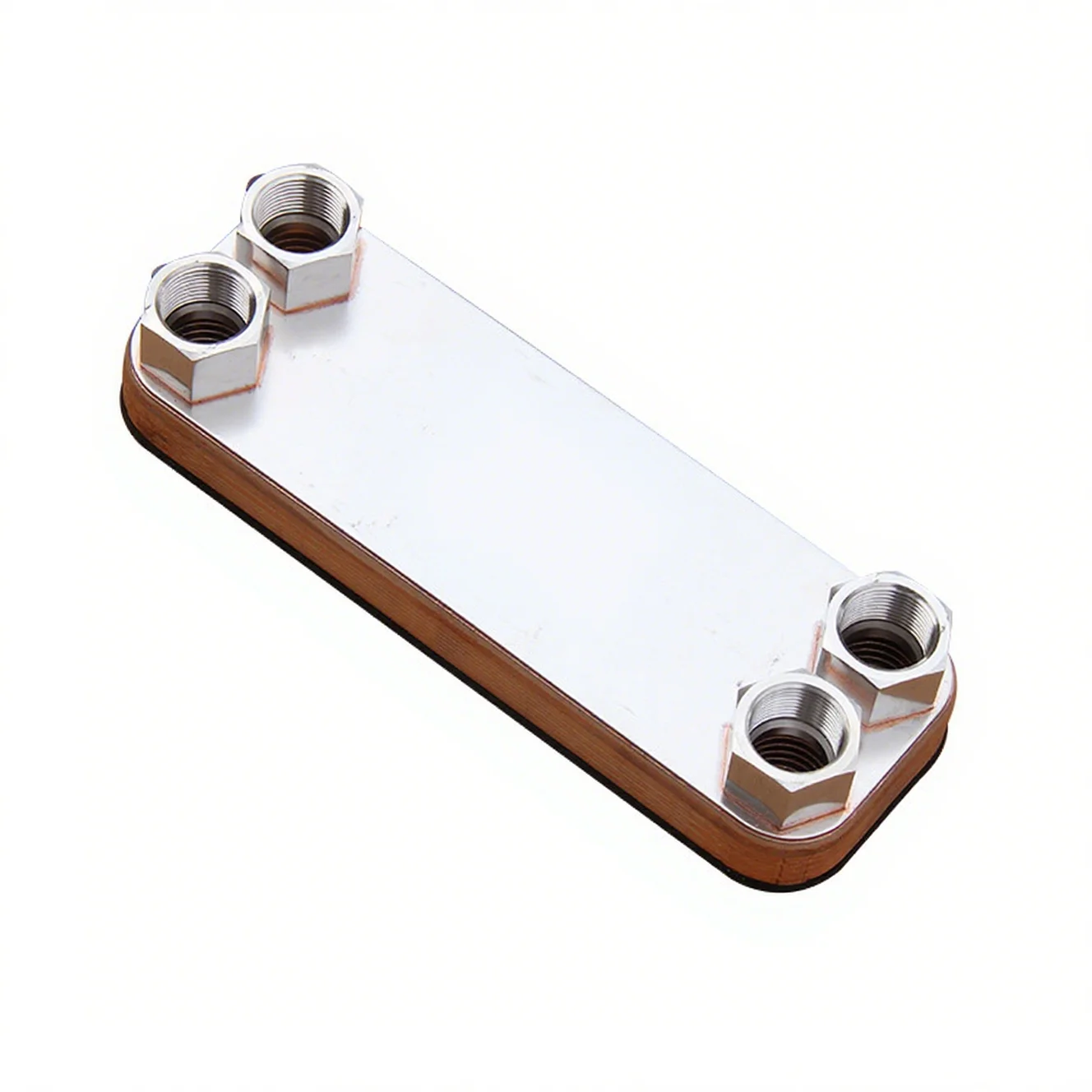 Stainless steel 304/316 brazed plate heat exchanger with small footprint and high heat transfer efficiency