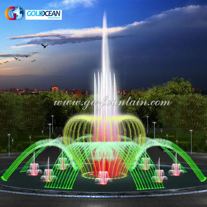 Custom Round Shape Pool Modern Garden Water Fountain