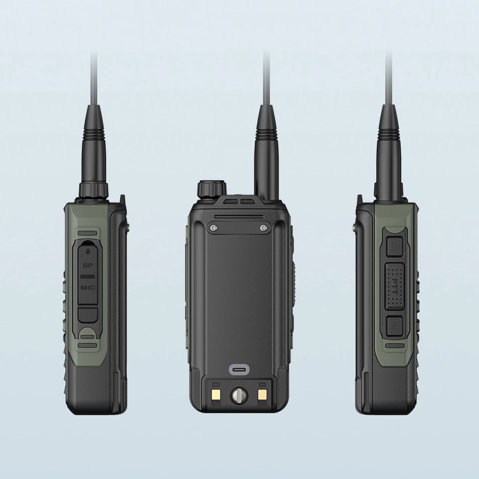 Baofeng UV-16M Walkie Talkie, Longo Alcance, Banda Mulit, AM, FM, Impermeável, Sem Fio, Cópia de Frequência, Alta Potência, Dois Sentidos, Rádio CB