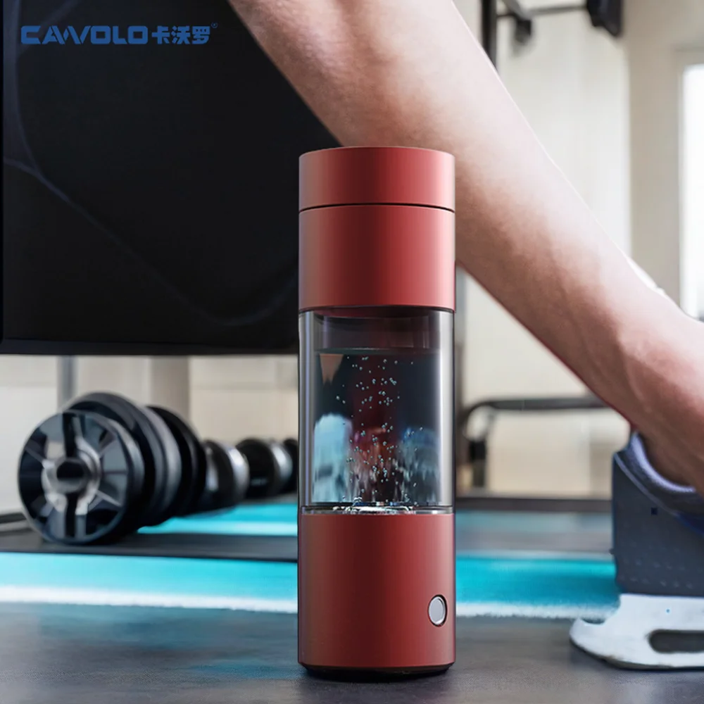 2025 Latest Magnetic Charging Hydrogen Rich Water Cup Portable New Technology Best Hydrogen Water Bottle 4000ppb High Quality