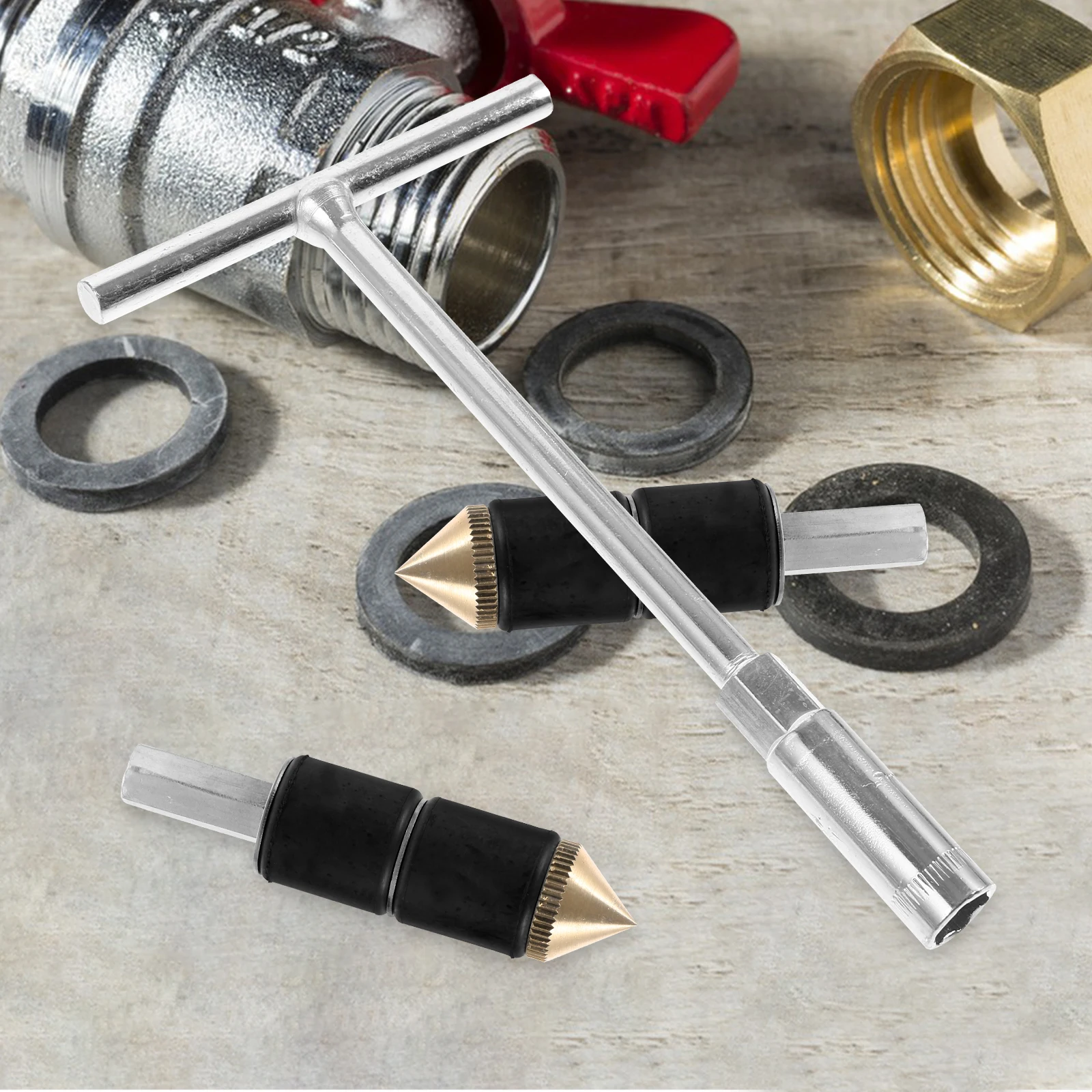 

Water Stop Tools Professional Round Head Wrench Plumbing Hot Melt Repair Leak Sealing Durable Solution Multi Functional