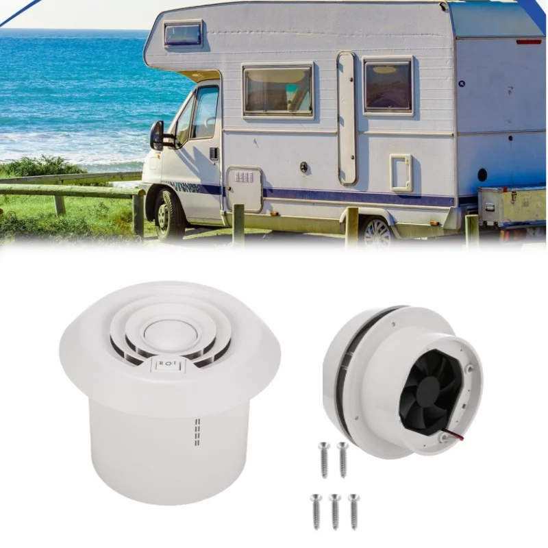 

24V Mushroom Roof Air Vent Electric Fan Ventilator With Fitting Screws For Caravan Motorhome Boat Accessories