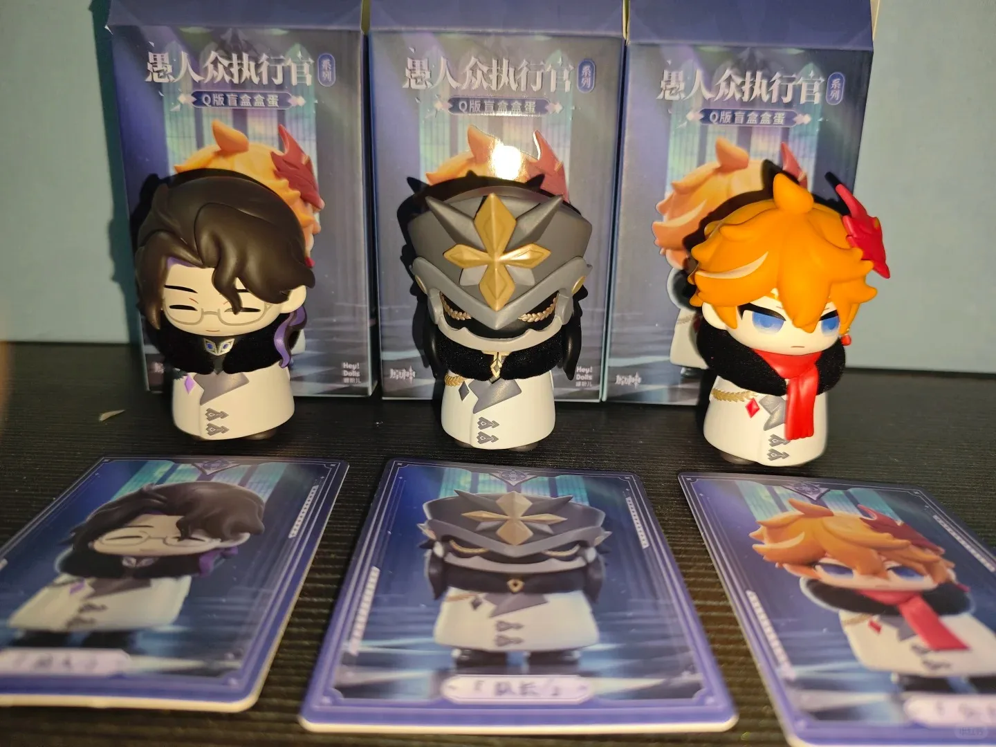 

Серия мини-фигурок Genshin Impact Fatui Harbingers, серия Blind Box Q Edition, настольные фигурки, загадочная коробка, сувениры, подарок для детей на праздник