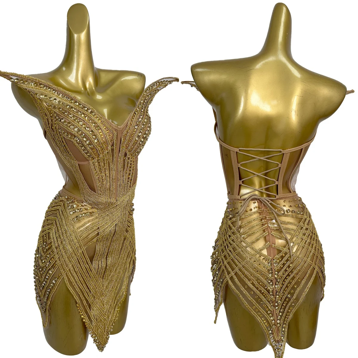 

Блестящие мини-платья с пайетками и стразами, в стиле бандаж, для ночных вечеринок, танцев, в стиле «Spicy Girl», для бара, для выступлений дрэг-квин, Laba