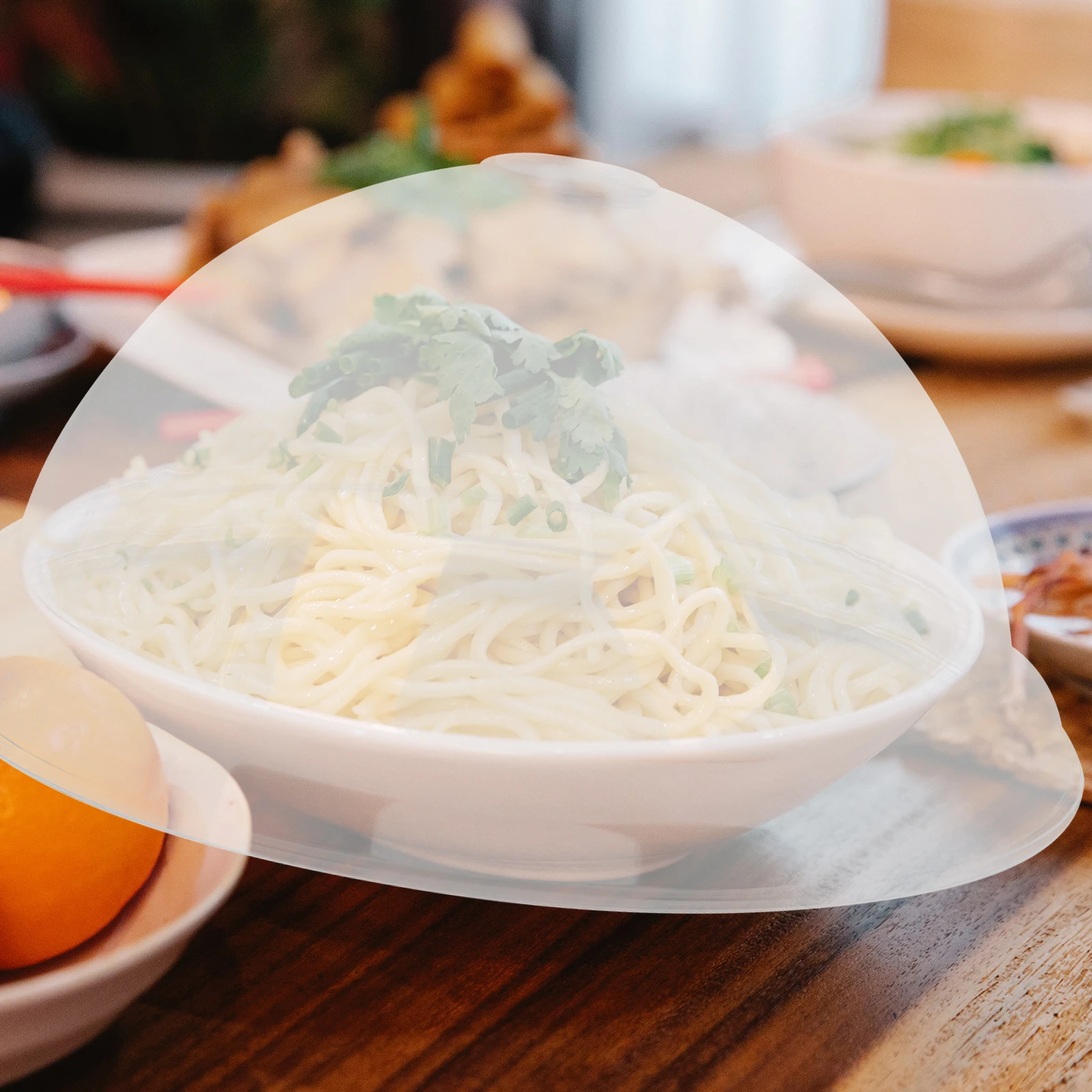 

1pc Transparent Round Food Cover Cake Snack Display Protection Practical Insulation Lid Household Dining Dessert Pc Tent Meal