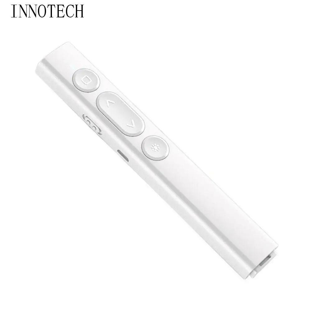 

Solid Color Powerpoint Control Pen Clicker Slide Advancer Presentation Pointer for PPT Dual Head Receiver Professional