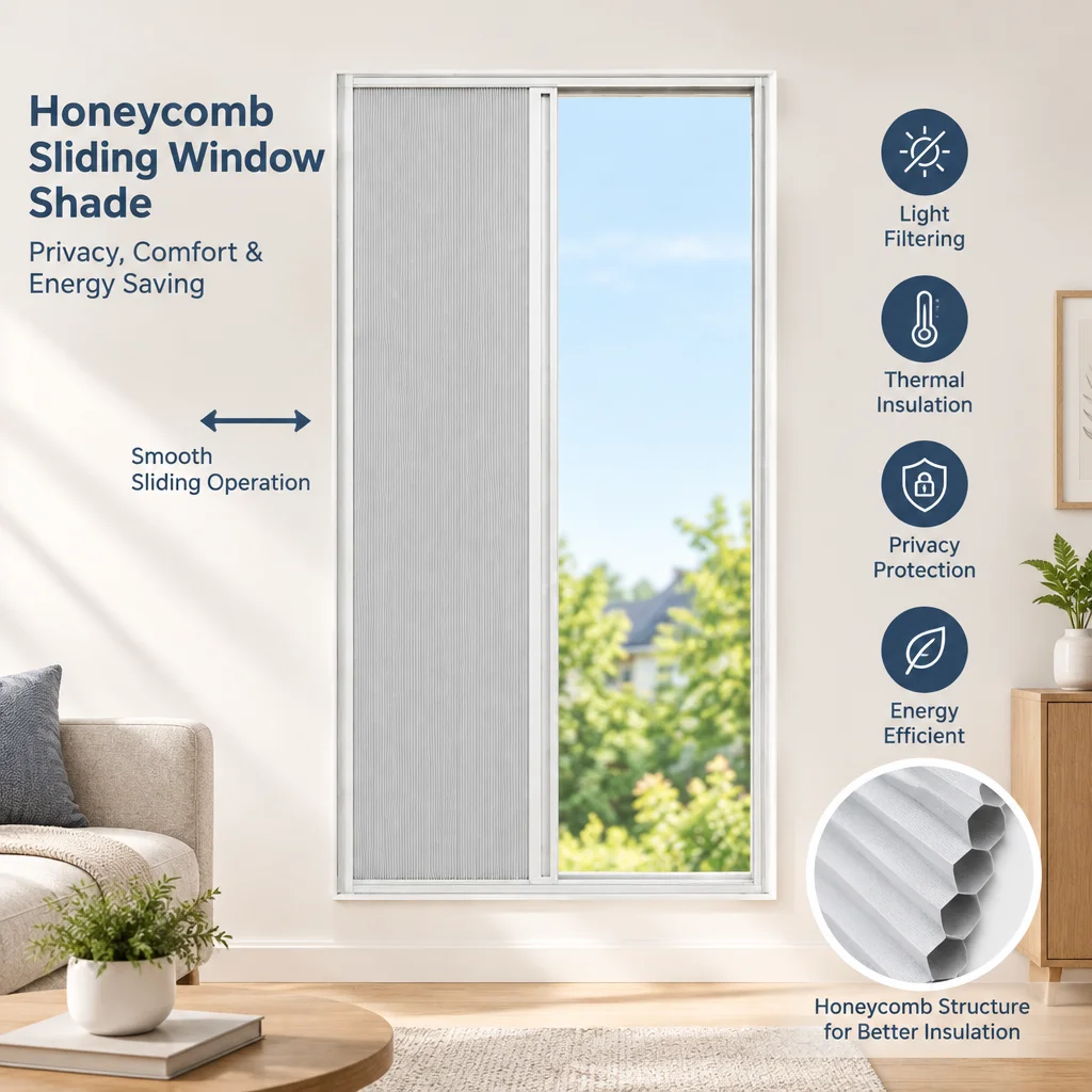 Sliding Door sliding window Cellular Shades Noise Reducing Made To Measure Window Coverings Custom Size Sliding Window Blinds Dr