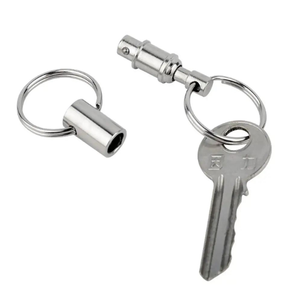 5pcs Key Ring Keychain Durable Material Removable Design Perfect Gift Hanging Pendant Accessories detachable keychain iron key