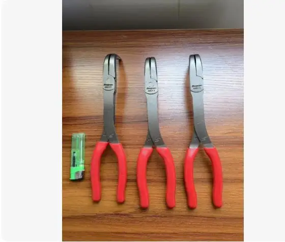 Imported from the United States, second-hand curved nose pliers (large) Model: 490 CF