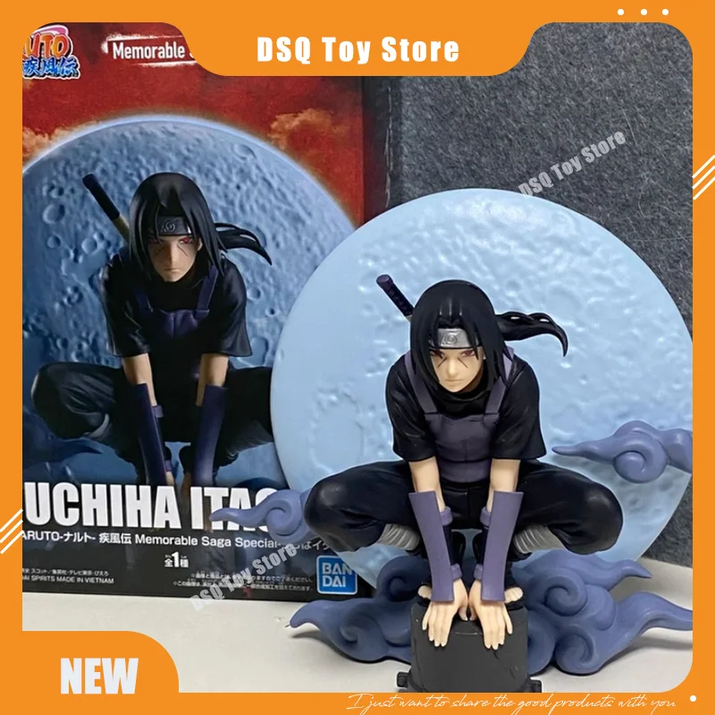 

Japanese Genuine Naruto Uchiha Itachi Anbu Memorable Saga Scenery Figure Toy Collection Gift Height Approximately 13cm