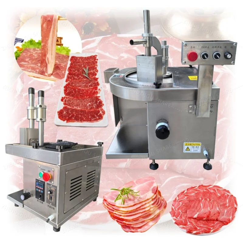 Meat Slice Cutting Machine Professional Stainless Steel Meat Slicer