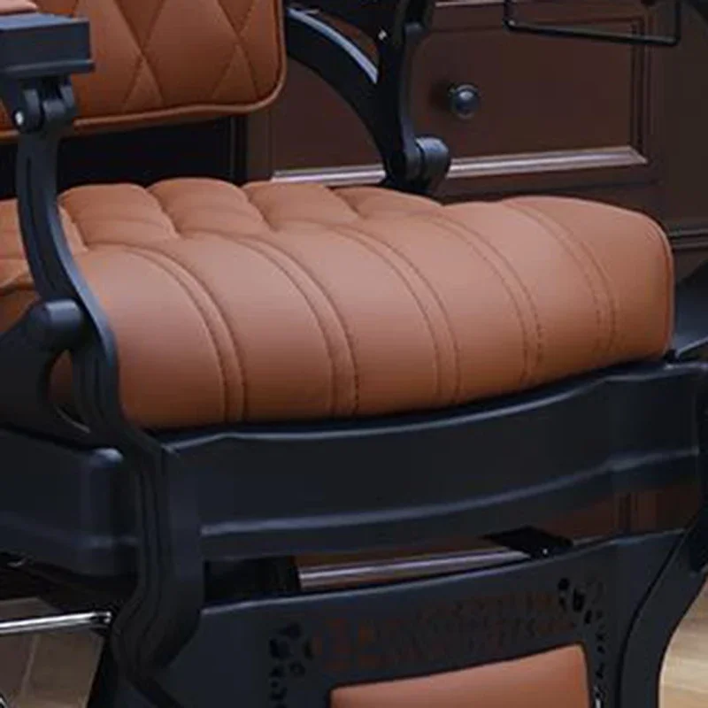 Aesthetic Electric Chair Pink Barber Hairdressing Chairs Salon Hair Stylist Professional Hairdresser Barbershop Reclining Luxury