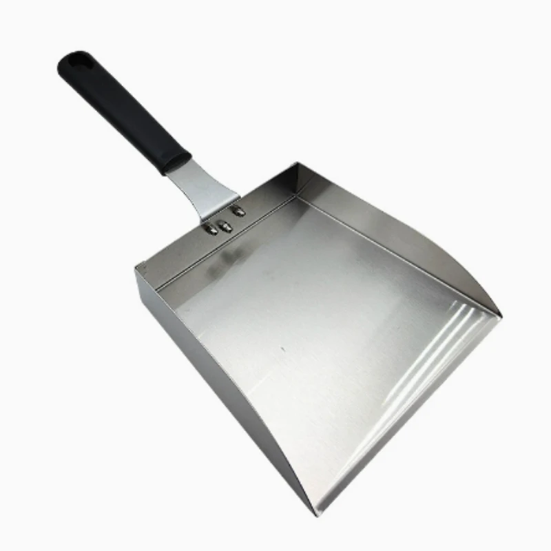 1PC Griddle Food Mover BBQ Turners food Shovel Scraper Stainless Steel Smash Burger Spatula for Fried Food Stir Fry