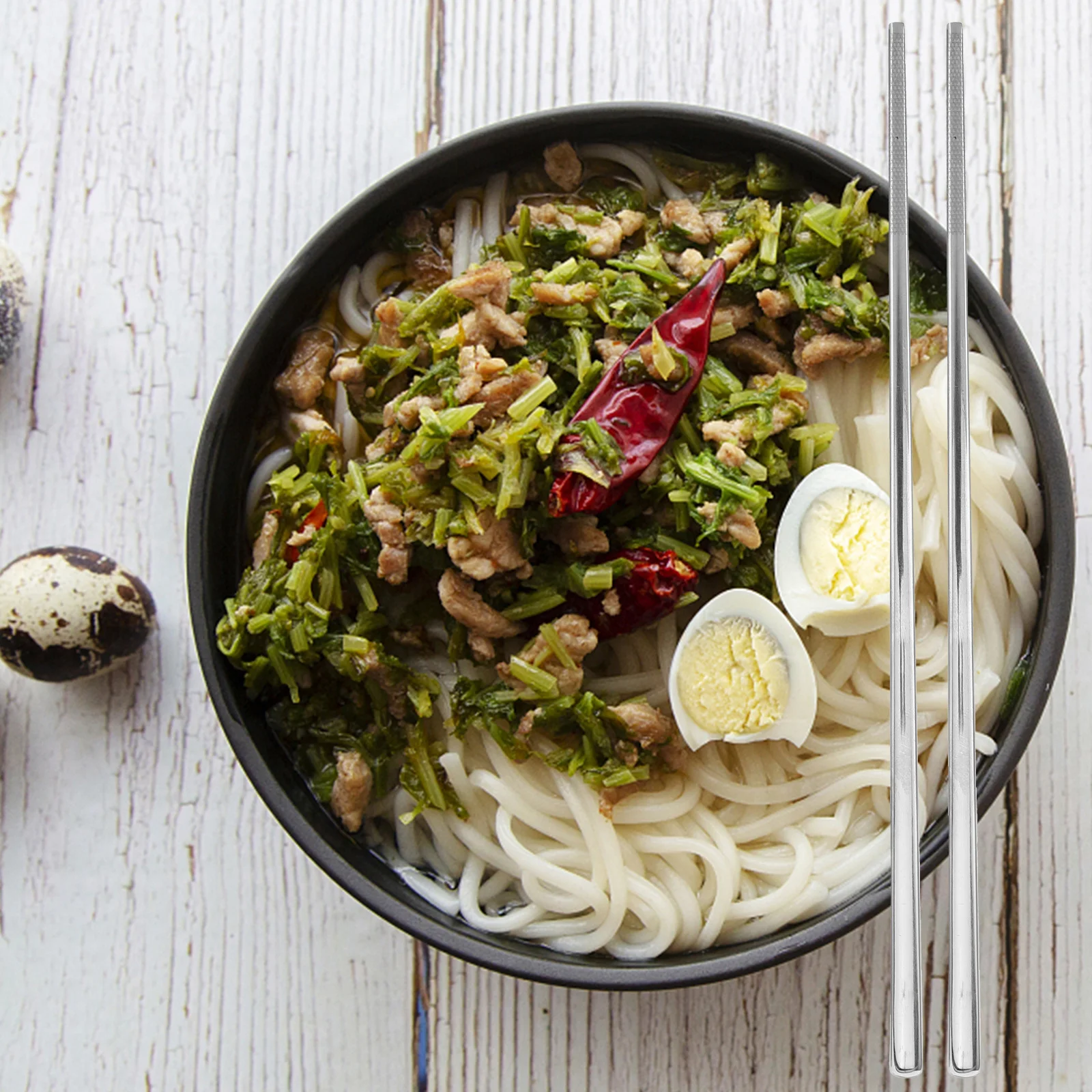 1세트 스테인리스 스틸 젓가락 숟가락 포크 세트 재사용 가능한 휴대용 식기 야외 캠핑 여행 점심용 젓가락 상자