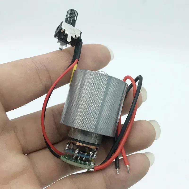 

DC 9/12/24V 3.5A 5A Mini Brushless Motor 100000RPM High-speed CNC Aluminum Alloy Impeller Ducted Fan Stepless Speed Regulation