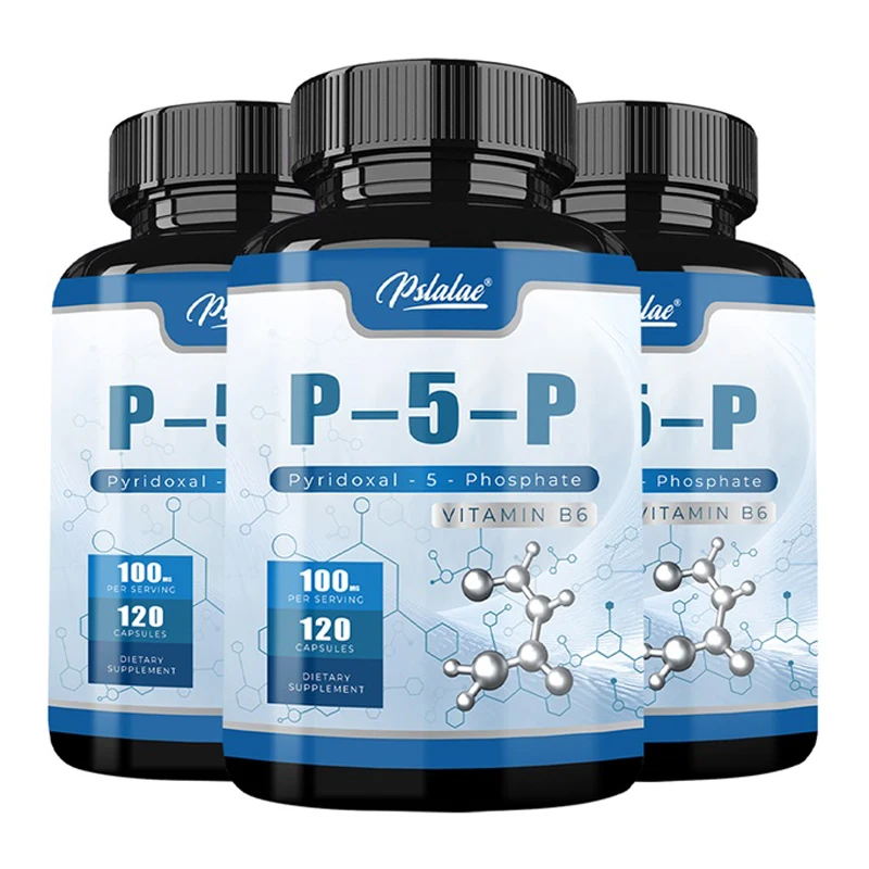 

Pyridoxal-5-Phosphate (Vitamin B6) - Replenish Mental and Physical Energy, Brain & Skin Support, Promote Heart Health