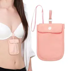 Undercover Bra Wallet Under Clothes Adjustable Money Belt Pouch Secret Travel Pocket Flap Small Storage Bag Outdoor accessories