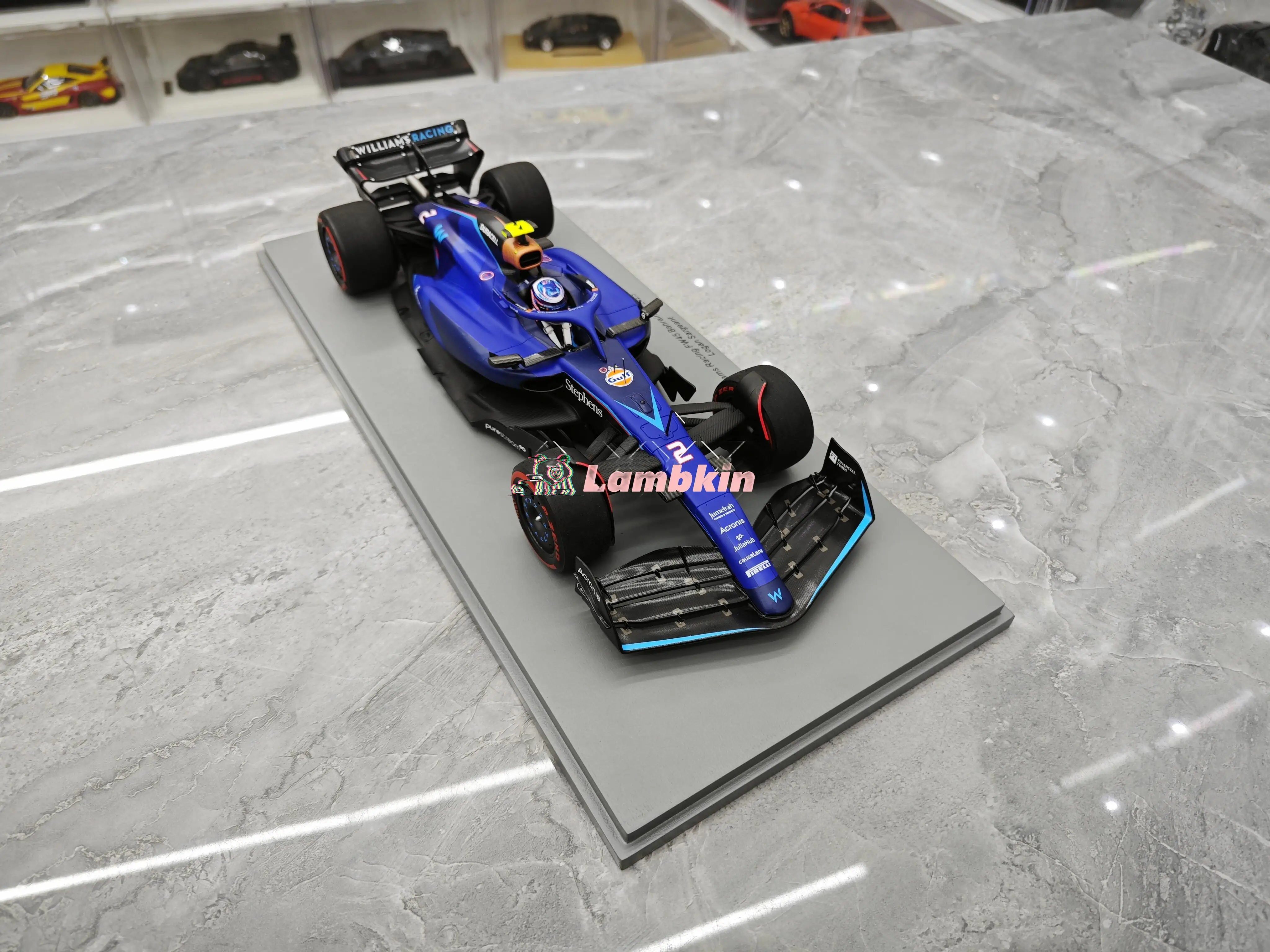 Spark 1:18 For 2023 Bahrain Williams Racing FW45 NO2 Sargent NO23 Alben Racing F1