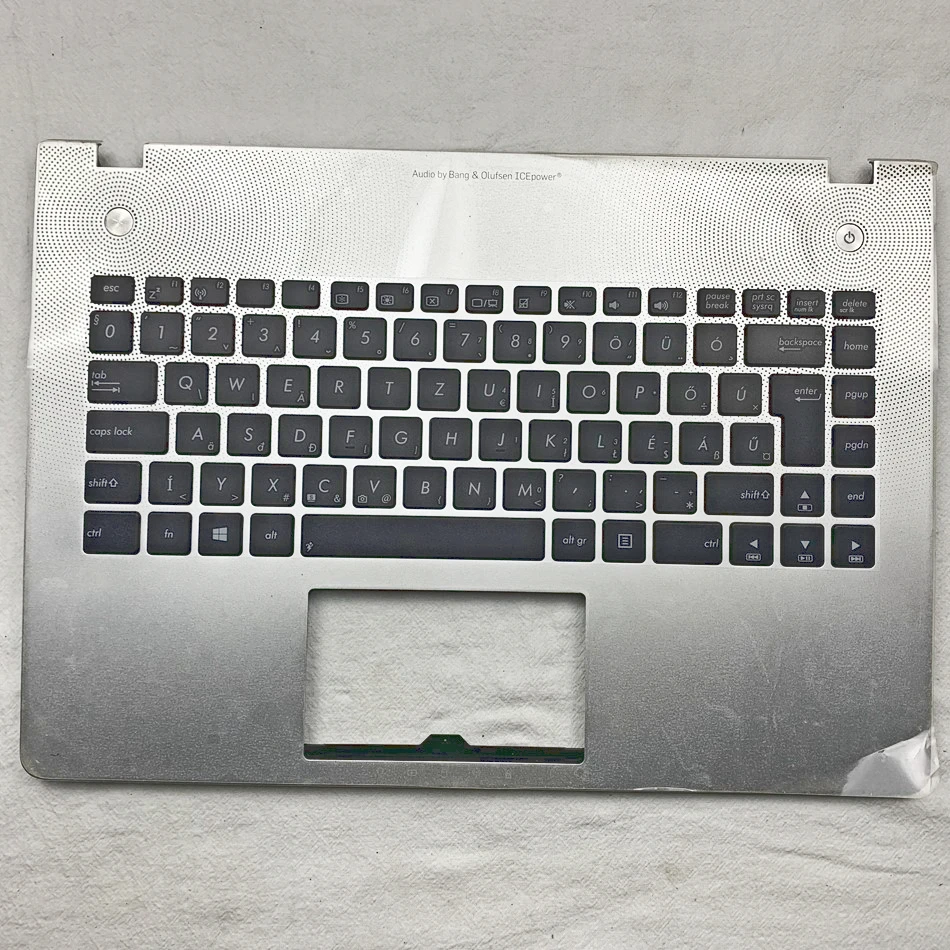 

Hungarian Palmrest Cover For ASUS N46V N46VZ N46VM N46 N46EI Silver Cover HU Layout