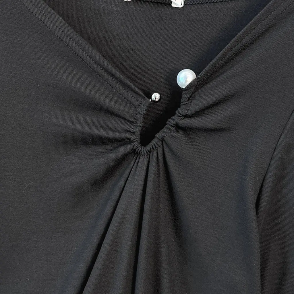 

Plus Size Women's T-Shirt V-Neck Short Sleeve Slim Fit Design Large Clothing For Plus Size Women Up To 350 Pounds New Summer