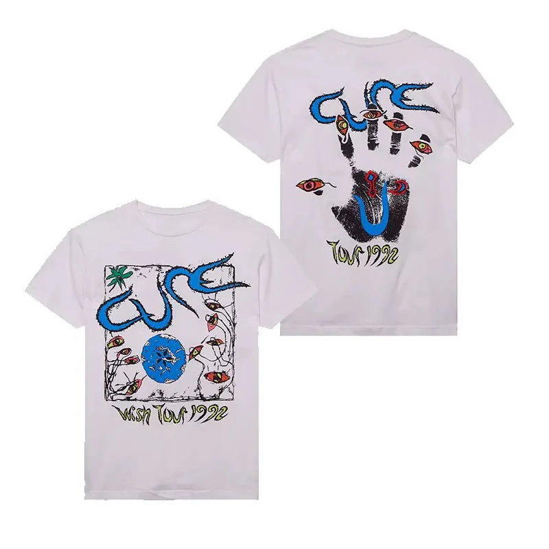 Camiseta Casual de Lujo de la Banda The Cure Therapy, Estilo Rock Punk No Convencional, para Hombre y Mujer, Top 2026