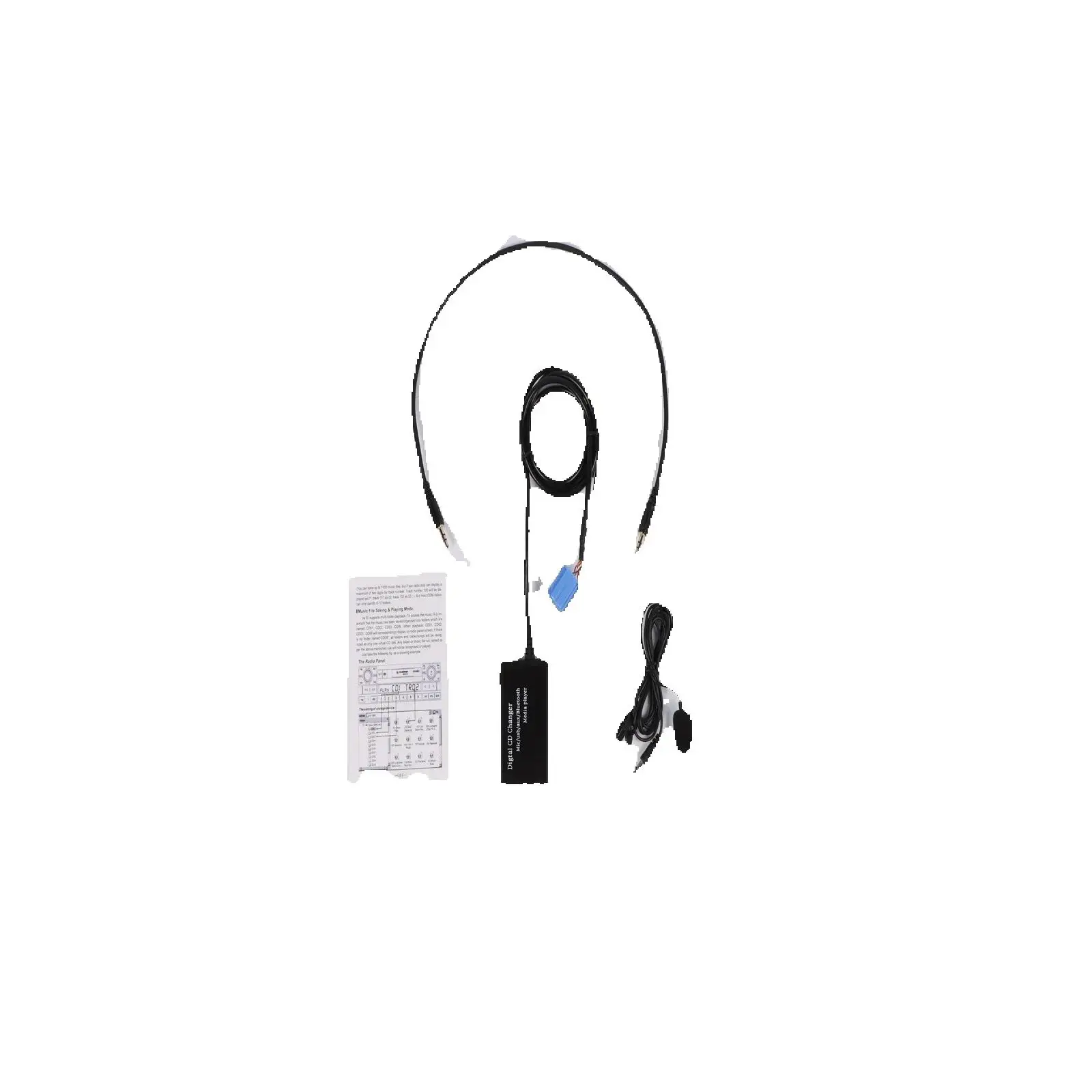 Bluetooth Music Handsfree Assist Adapter FOR Honda Civic CR-V Odyssey 1998-2005 Plug and Play