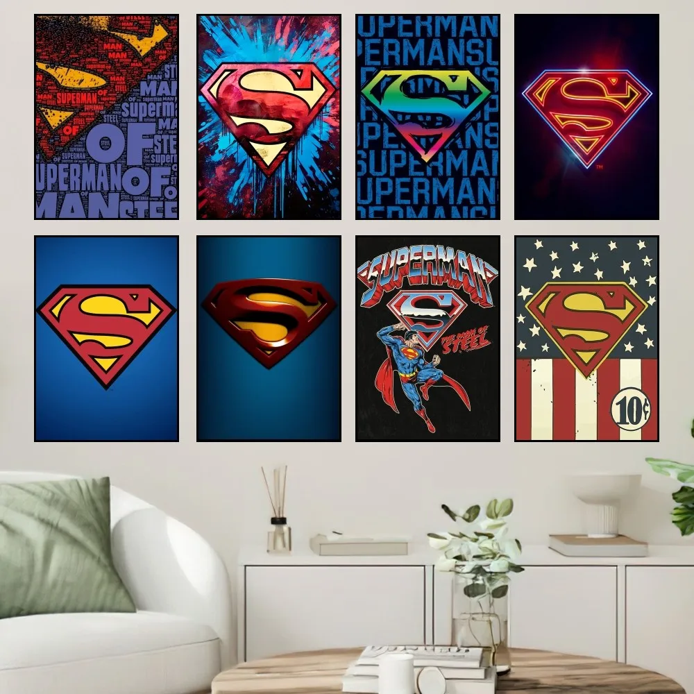 BEAST KINGDOM DC S-Superman Poster Home Prints Wall Painting Bedroom Living Room Decoration Office