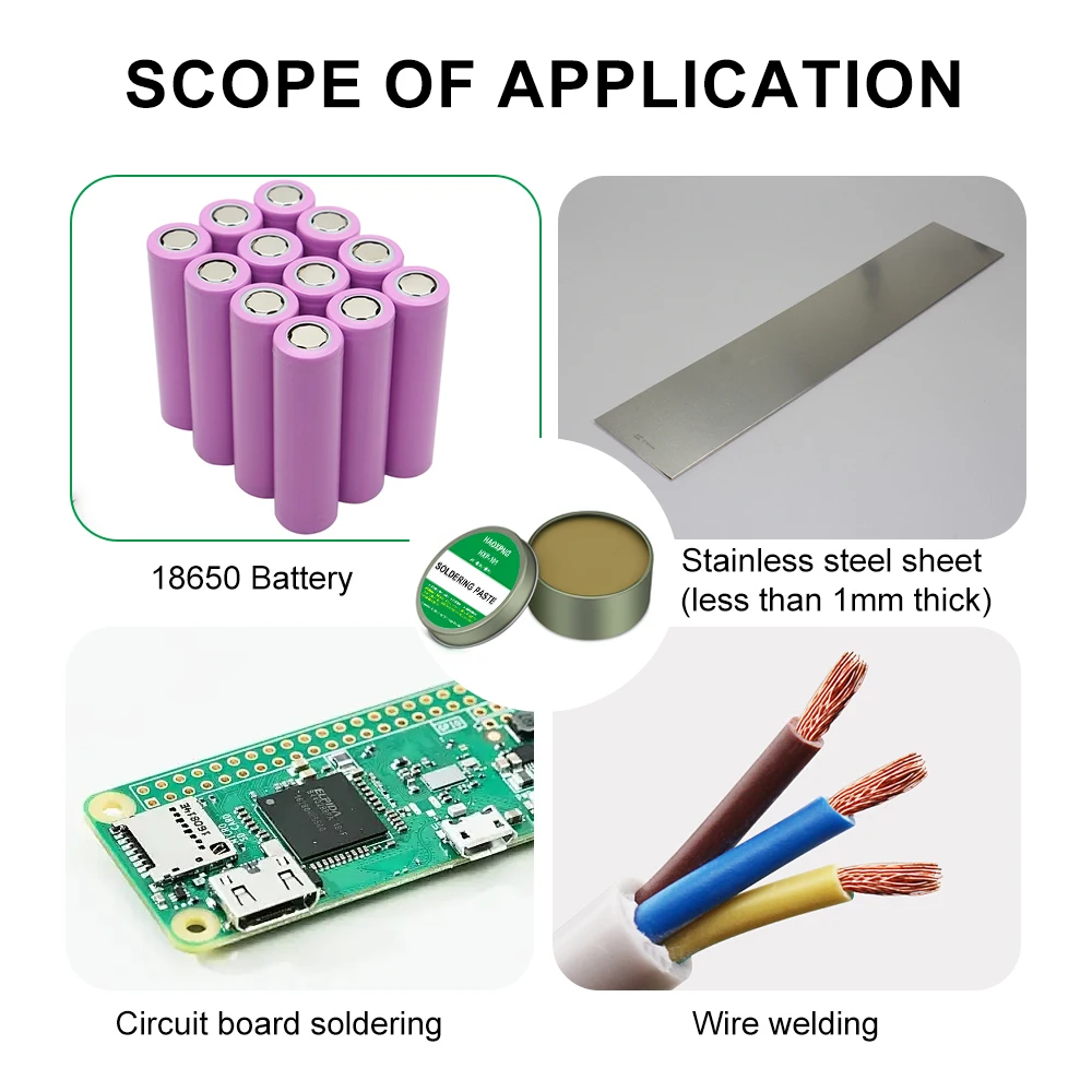 Soldering paste rosin flux lead-free easy to soldering soldering iron repair Iron sheet stainless steel sheet nickel solder wire