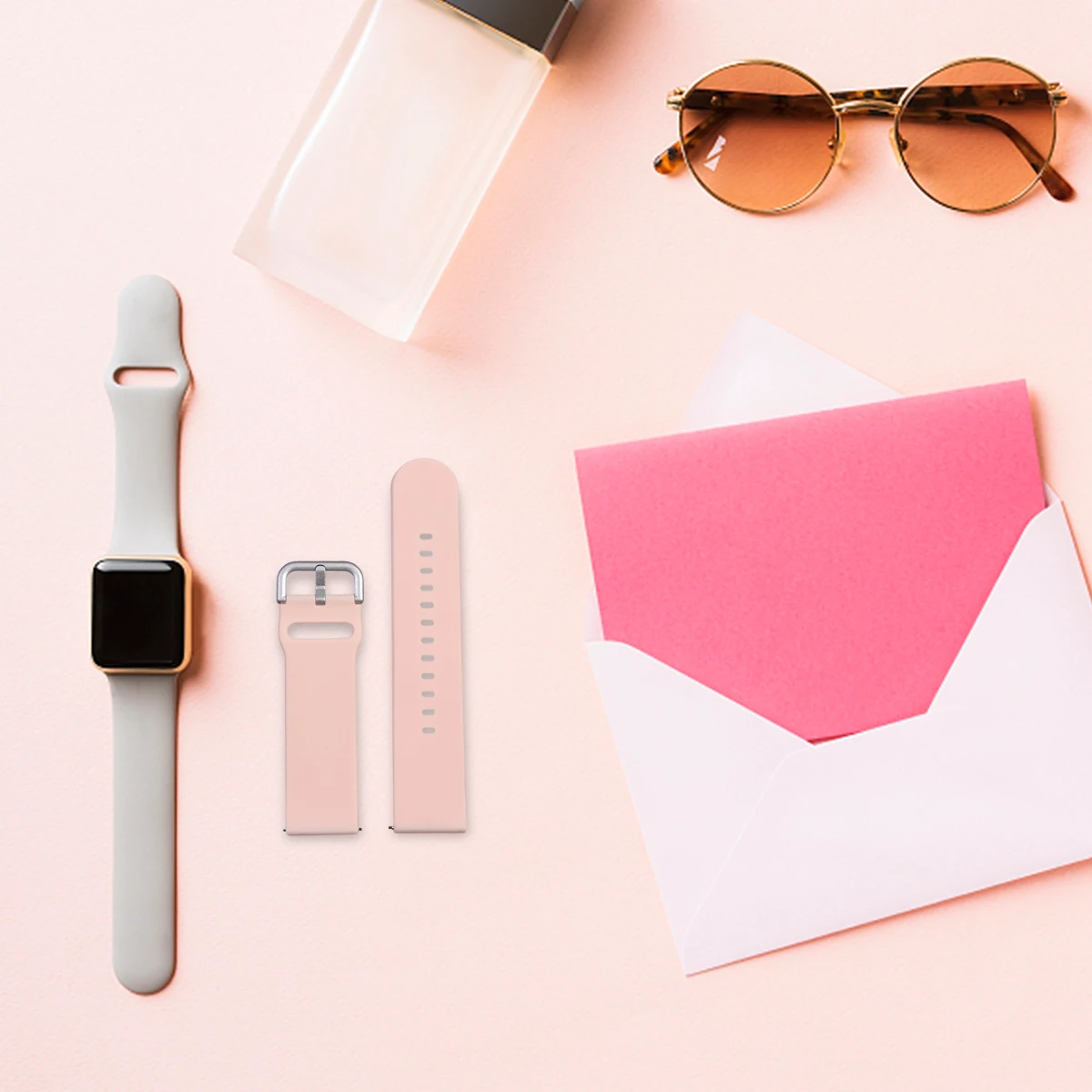 

1Pcs Vitality Smart Sports Watch Band 22Mm High-Quality Silicone Replacement Strap Comfortable Breathable for