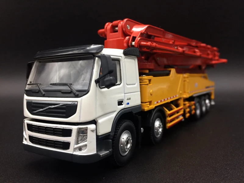 

Diecast Alloy 1:50 Scale Heavy Industry 62 Meter Pump Truck Alloy Engineering Vehicle Car Model Collection Souvenir