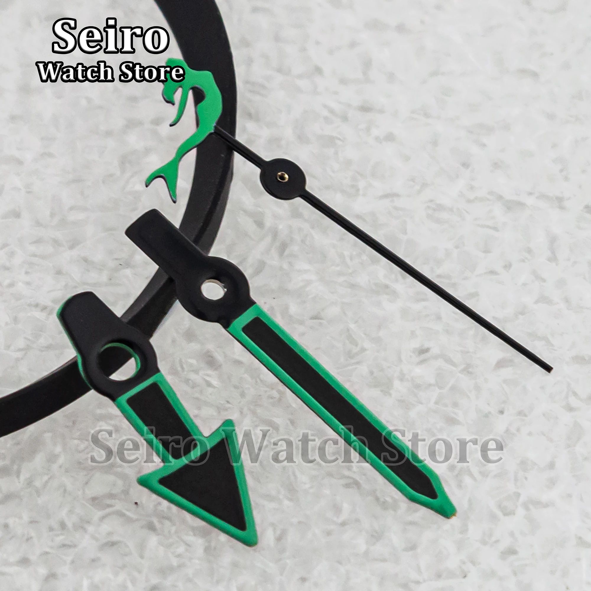 

Watch Hands Green Luminous Black Red Green Needles Watch Pointers Watch Parts for NH35 NH36 Movement Accessories Replacements