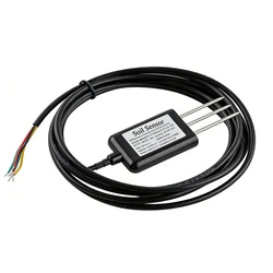 Temperature Humidity Sensor 4-20mA RS485 0-5V 0-10V Output Soil Conductivity Detector Temperature Transmitter TDR Electronic