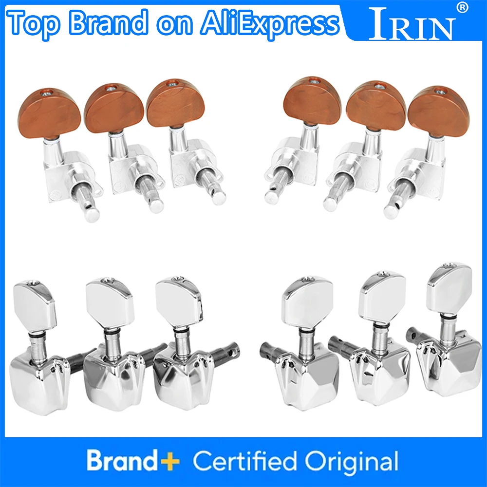 

Металлические колки для настройки струн IRIN (полузакрытые/полностью закрытые) для фолк-гитар, тюнеры-машинки, аксессуары для гитар