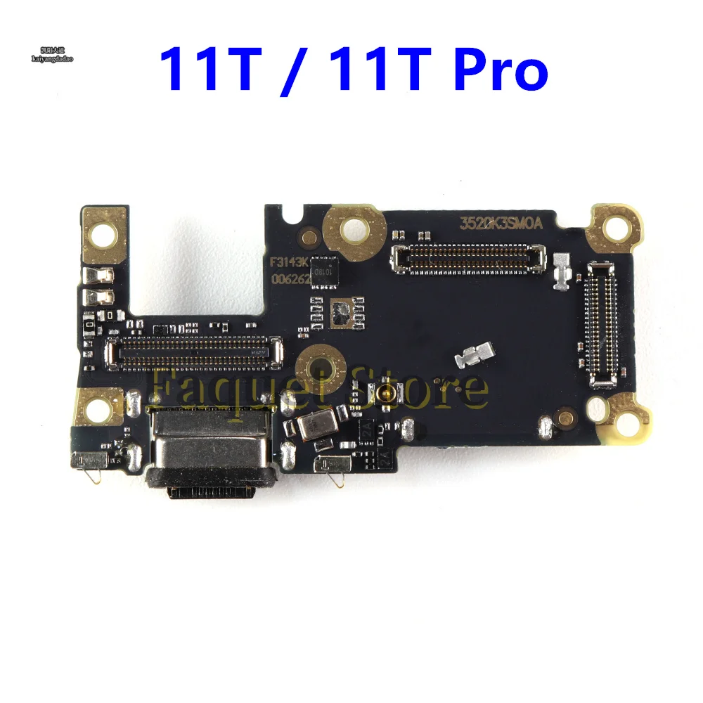 For Xiaomi Mi 11T / 11T Pro USB Type-C Port Charger Dock Plug Connector Fast Charging Board Flex +  Motherboard Flex Cable