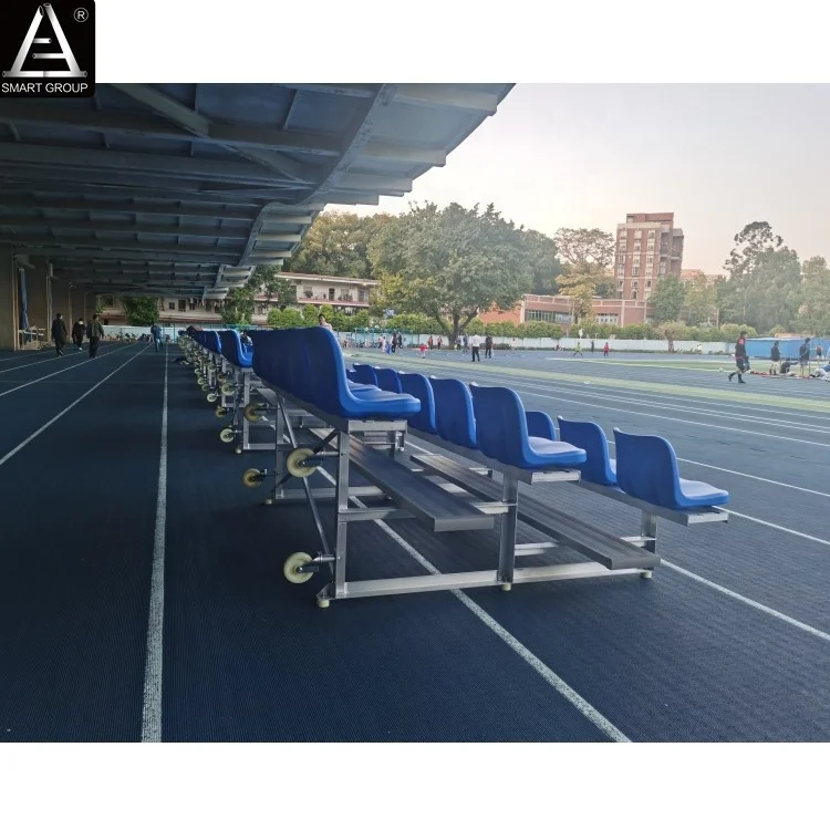 Factory Supply Aluminum School basketball Portable Stadium Bleachers