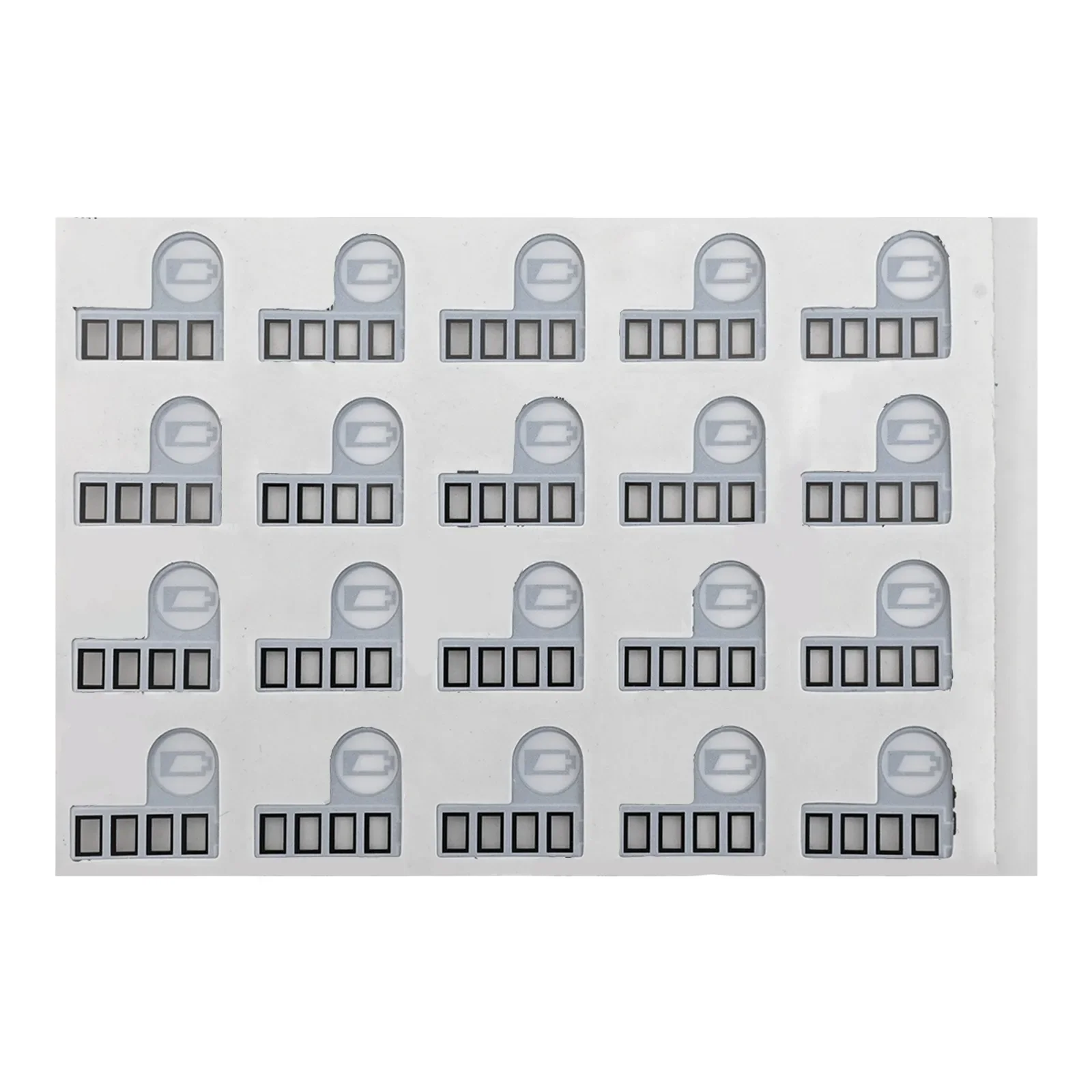 

20pcs/set Battery Capacity Key Sticker Label BL1830/BL1430 For 18V 14.4V Lithium Battery LED Light Sticker Button Stickers Parts