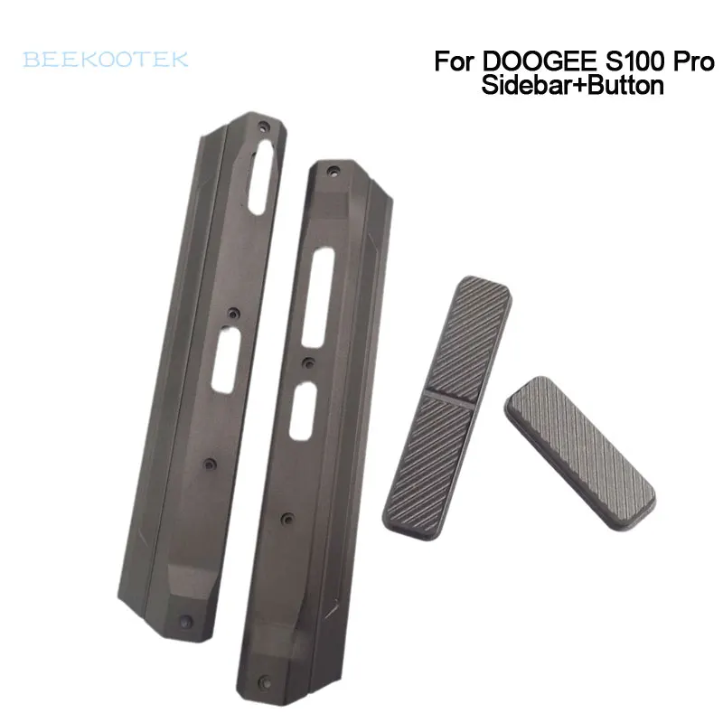 Original Doogee S100 Pro Housing Front Shell Middle Metal Sidebar Frame Power Volume Button Key Parts For Doogee S100 Pro Phone