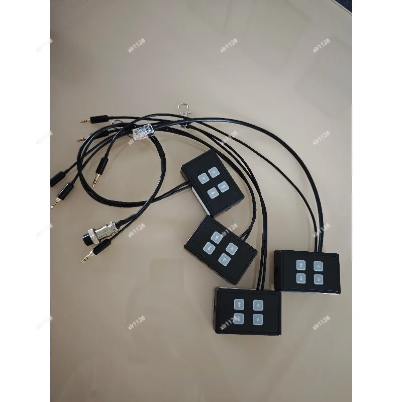 Transceiver Interface Converter Box Support Foot Pedal Headphone Hand Mic for 7100 5100 Radio Equipment