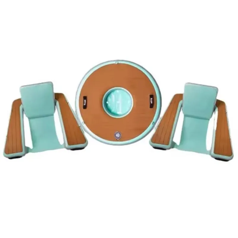 Outdoor Water Play Equipment Inflatable Water Drop Stitch Floating Seats Inflatable Chair