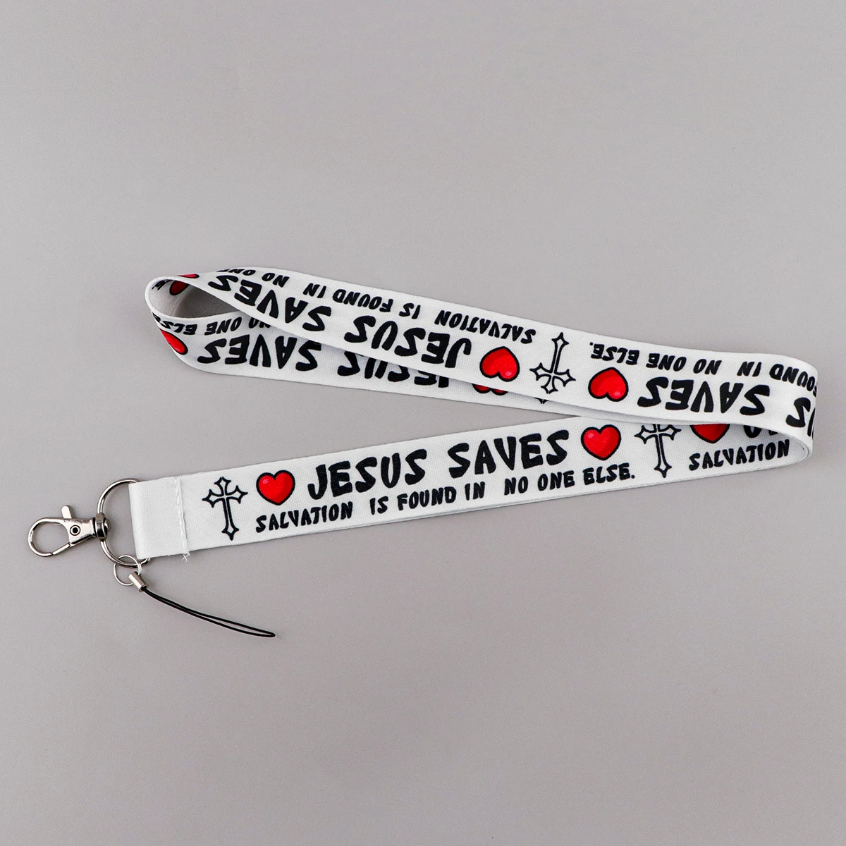 JESUS Quotation Lanyards Virgin Mary Neck Strap For Student Bus Card Keychain Badge Holder DIY Hanging Rope Phone Accessories