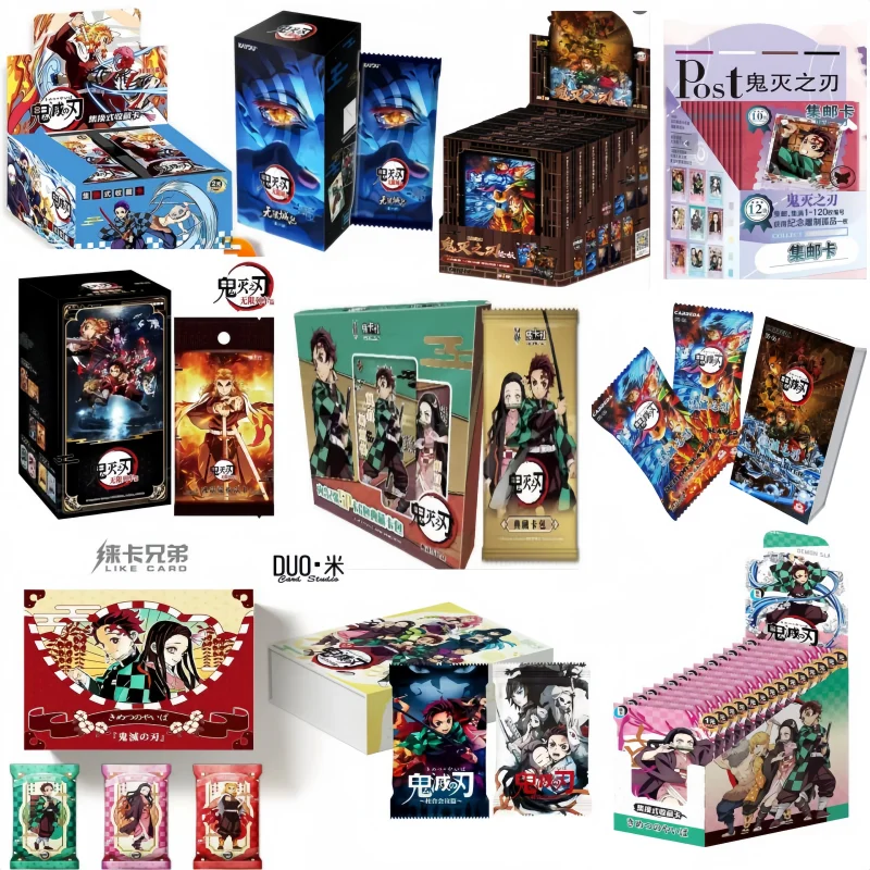 KAYOU Genuine Demon Slayer Cards Infinity Castle Chapter Infinity Castle Pack Kochou Shinobu Anime Character Collection Toy Gift