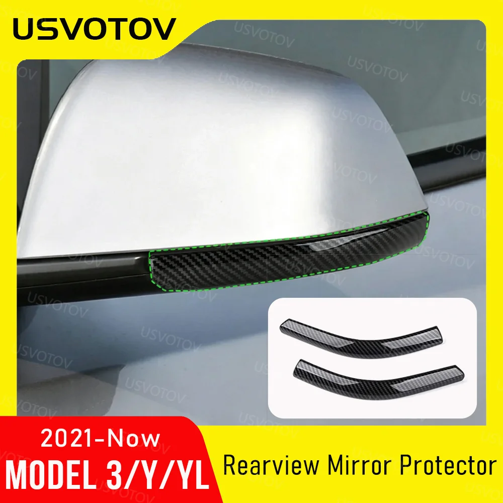 Rear View Mirror Bumper Protector for Tesla Model 3 Model YL Model Y Juniper Standard Accessories 2027-2025 Mirror Cover Trim