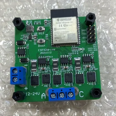 Imagem -02 - Drive Simplefoc Unidade de Alta Potência Esp-agora Controle Tátil Dagor Esp32