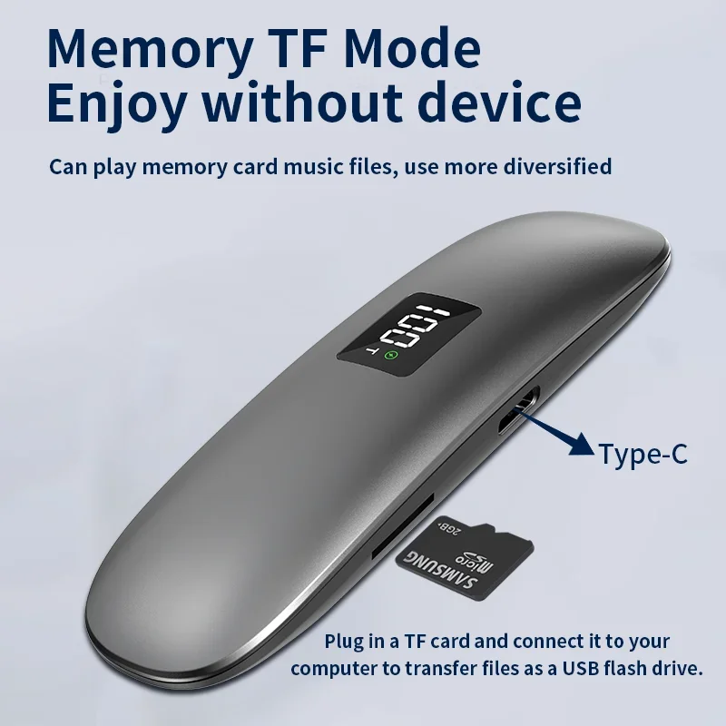 QY10 Prosta, nowa konstrukcja Stereofoniczny, cichy głośnik do spania z przewodnictwem kostnym Bardzo długi czas pracy baterii Głośniki bezprzewodowe z trybem karty TF