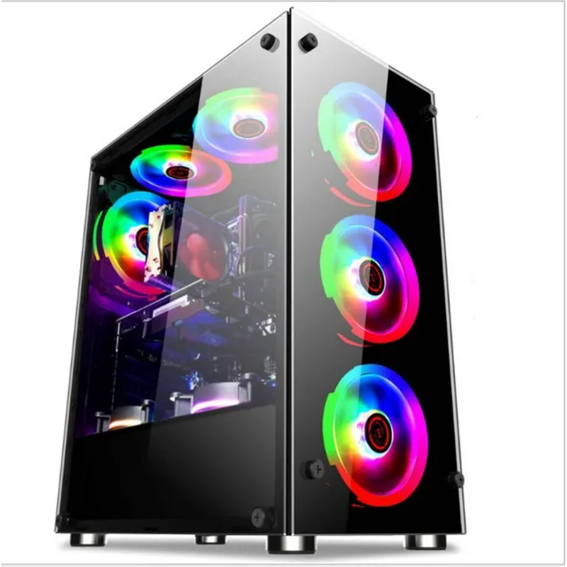 

Game Desktop Host Core I7 CPU 256G SSD Power Supply PC Gaming Desktop Computer office desktop